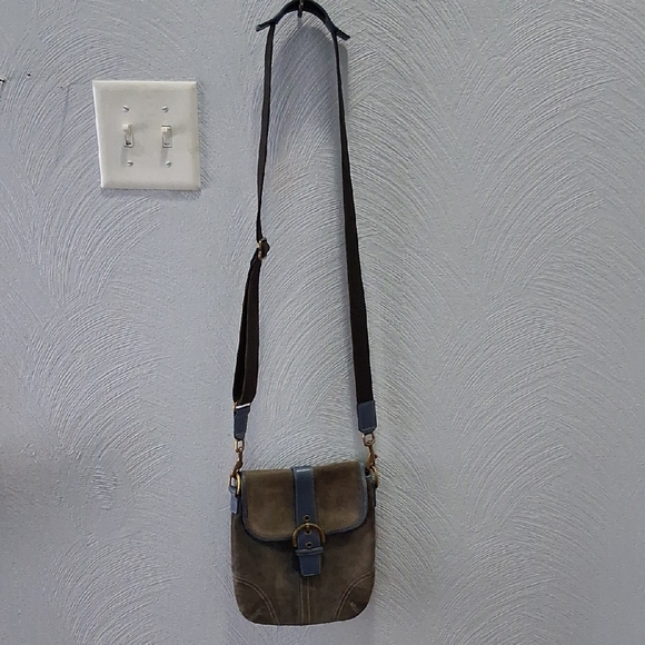 Coach RARE SUEDE Cross Body - Picture 2 of 4